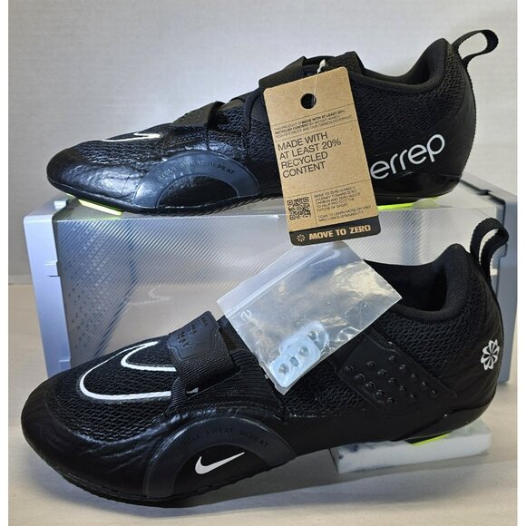 Nike Adult Black/ White /Lime Green SuperRep Cycle2 Next Nature Indoor Cycling - Picture 1 of 16